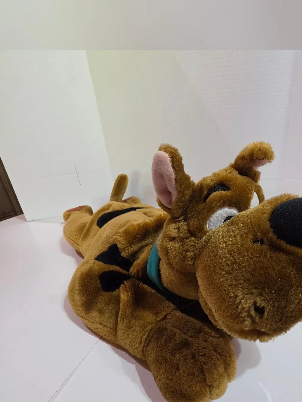 Vintage 2000s Scooby-Doo Jumbo Laying Plush with Sound Tested